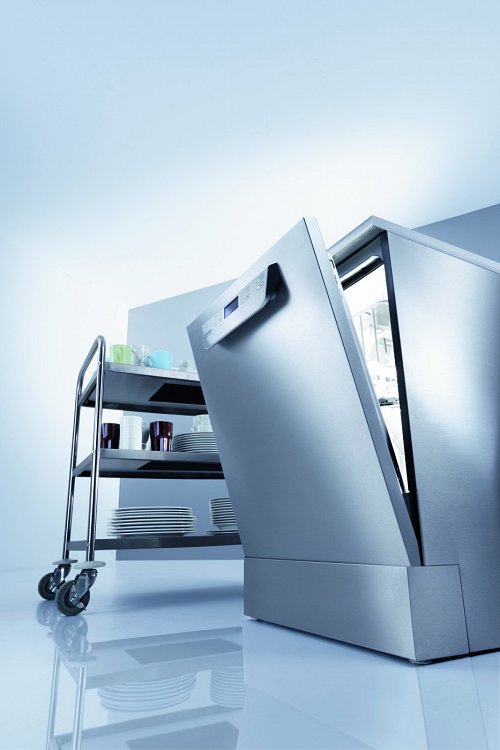 Miele Commercial Dishwashing Equipment in a commercial Catering Kitchen
