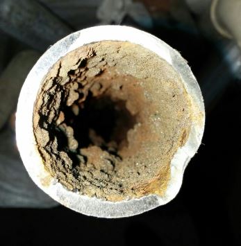 Lime Scale In Pipe